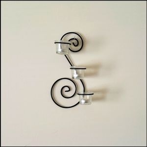 Spiral shape wall sconces (2 pair)
